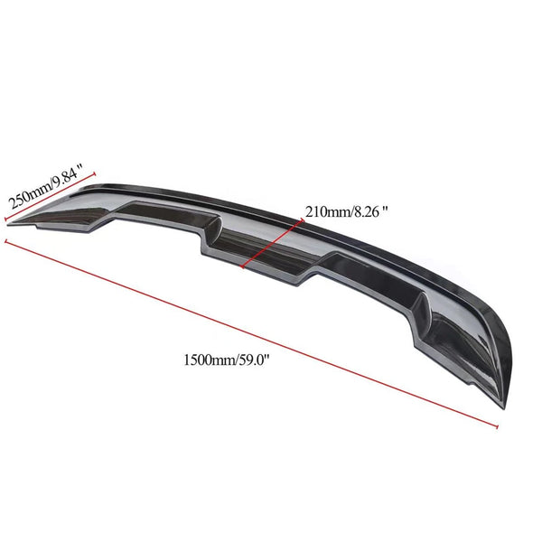 Rear Spoiler For Ford Mustang 2015-2023 Accessories Coupe Glossy Black/Carbon GT Style Trunk Wing ABS Car Exterior Parts HOT