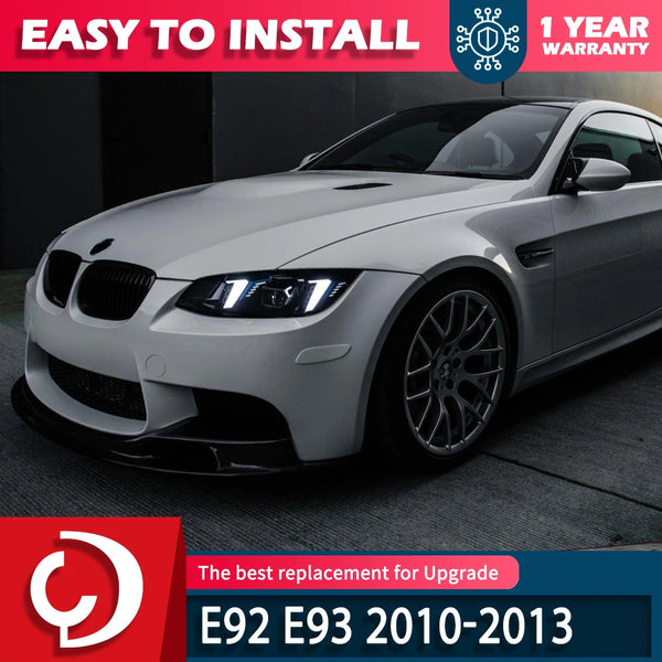 AKD Car Styling Head Lamp for BMW E92 2010-2013 E93 LED headlights car angel eyes DRL projector lens car accessories lights