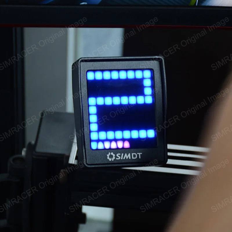 SIMDT PC Simracing Gear Display Dashboard Gear Instrument Panel for Racing Game Accessories for LogtiechG29 Thrustmaster Fanatec