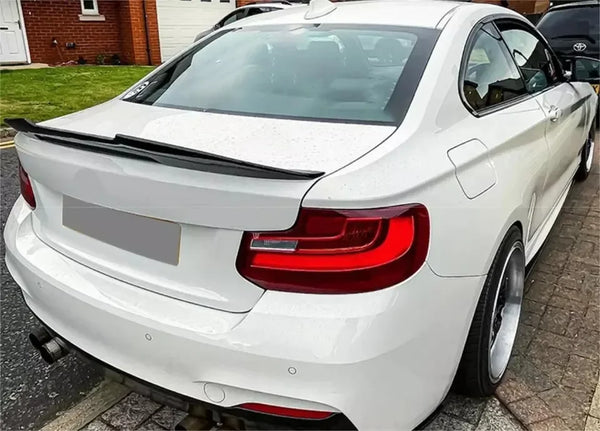 XVIP Fiber M4 Style Car Rear Trunk Spoiler Wing Lip For BMW 2 Series F22 F87 2014-20 M2 Gloss Spoiler Accessories Exterior Wings