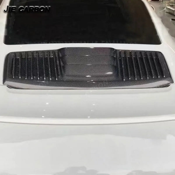 For Porsche 991.1 991.2 GTS Carrera 12-18 Carbon fiber engine cover rear grille air intake duct car styling Upgrade body kit