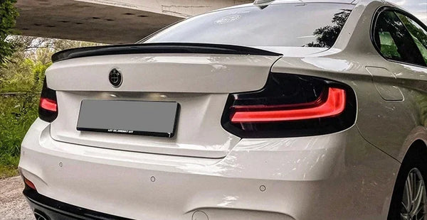 MP M4 PSM Style Rear Bumper Spoiler Lip for BMW 2 Series F22 F23 F87 2014-2021 Roof Trunk Wing Tail Top Wing Rear Wing