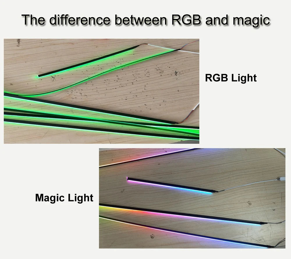 Ouchuangbo Ambient Light For A6 C7 S7 S6 A7 RS6 RS7 2013-2018 environmental Backlight Atmosphere Lamp Kit Symphony 256 Colors