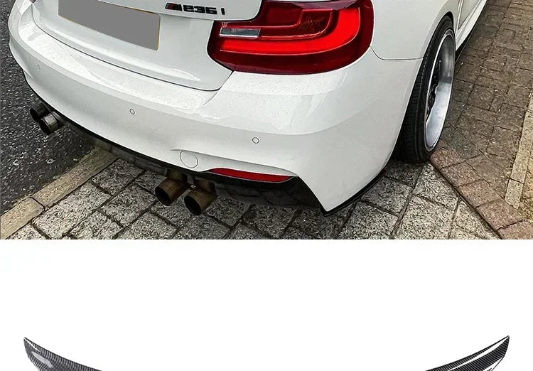 MP M4 PSM Style Rear Bumper Spoiler Lip for BMW 2 Series F22 F23 F87 2014-2021 Roof Trunk Wing Tail Top Wing Rear Wing