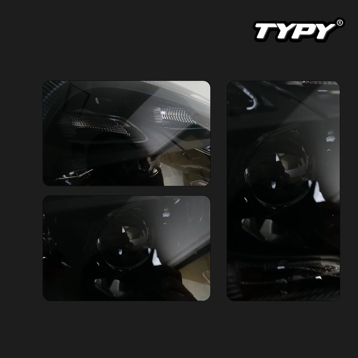 TYPY Car Lights For 2007-2010 Porsche Cayenne 957 Headlight LED Laser Matrix Front Lamp DRL Auto Accessories Plug Play