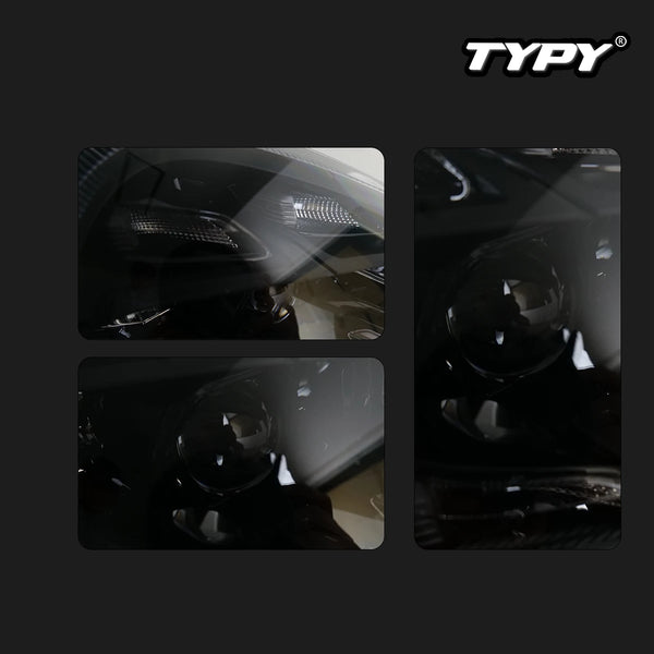 TYPY Car Lights For 2007-2010 Porsche Cayenne 957 Headlight LED Laser Matrix Front Lamp DRL Auto Accessories Plug Play