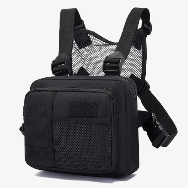Multi-function Tactical Vest Unisex Chest Rig Bag Fashion Hip-hop Streetwear Chest Bags Waterproof Oxford Sport Backpack PH032
