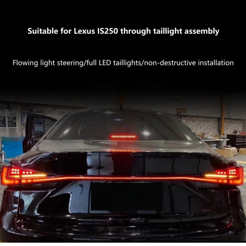 LED Tail Lights for Lexus IS250 IS300 IS350 IS200t ISF 2013-2020 Start Up Animation Sequential Facelift Lamps