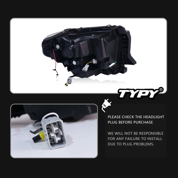 TYPY New LED Car Headlights For Toyota Tundra Headlight 2014-2020 Signals Auto Accessories Daytime Running Lights