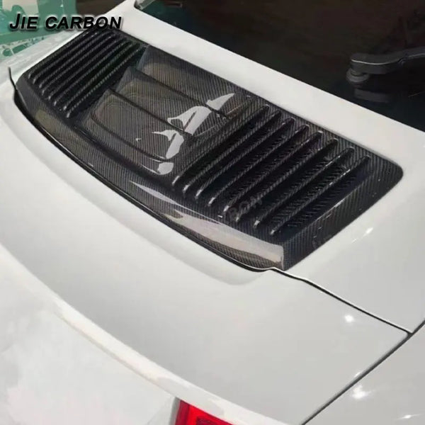 For Porsche 991.1 991.2 GTS Carrera 12-18 Carbon fiber engine cover rear grille air intake duct car styling Upgrade body kit