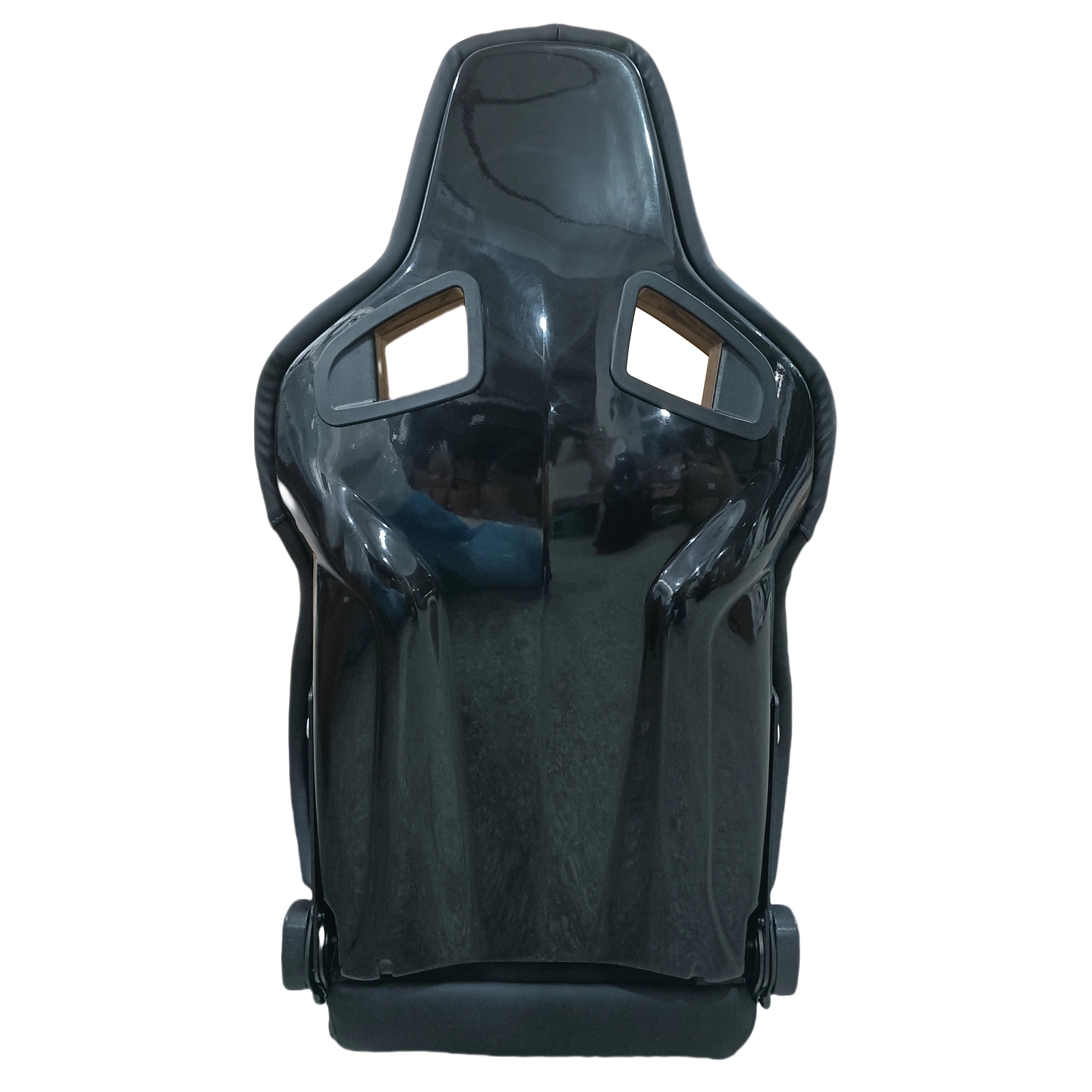 Customizable racing seats High quality Universal Slider Black Suede Fiberglass Back Bucket Racing Seats