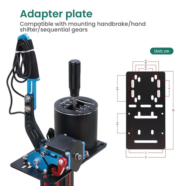 Simsonn Handbrake System Handbrake For Rally compatible with Logitech G29/G27/G25 PC Hall Sensor USB SIM Racing Racing Games