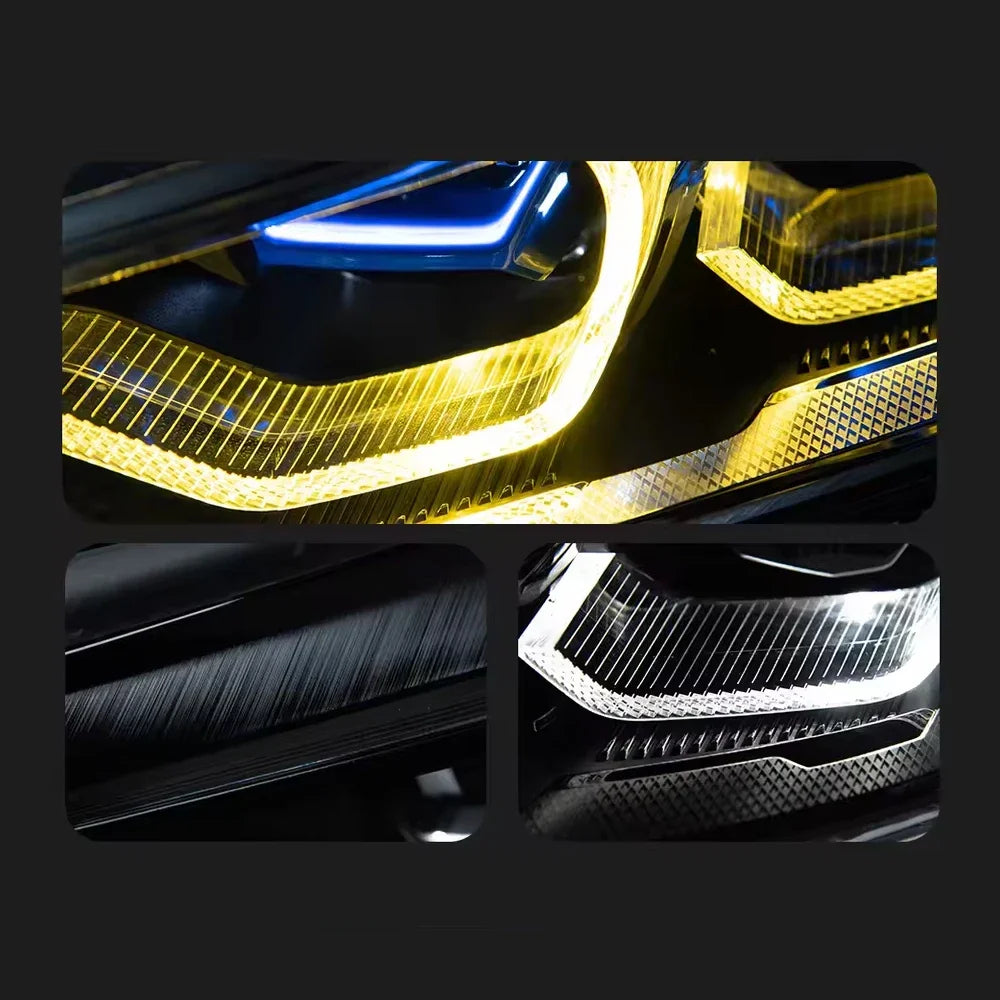 Car For BMW 5 Series G30 G38 Headlights 2018-2020 Upgrade Modified to New DRL Dynamic Turn Signal LED Headlight Auto Accessories