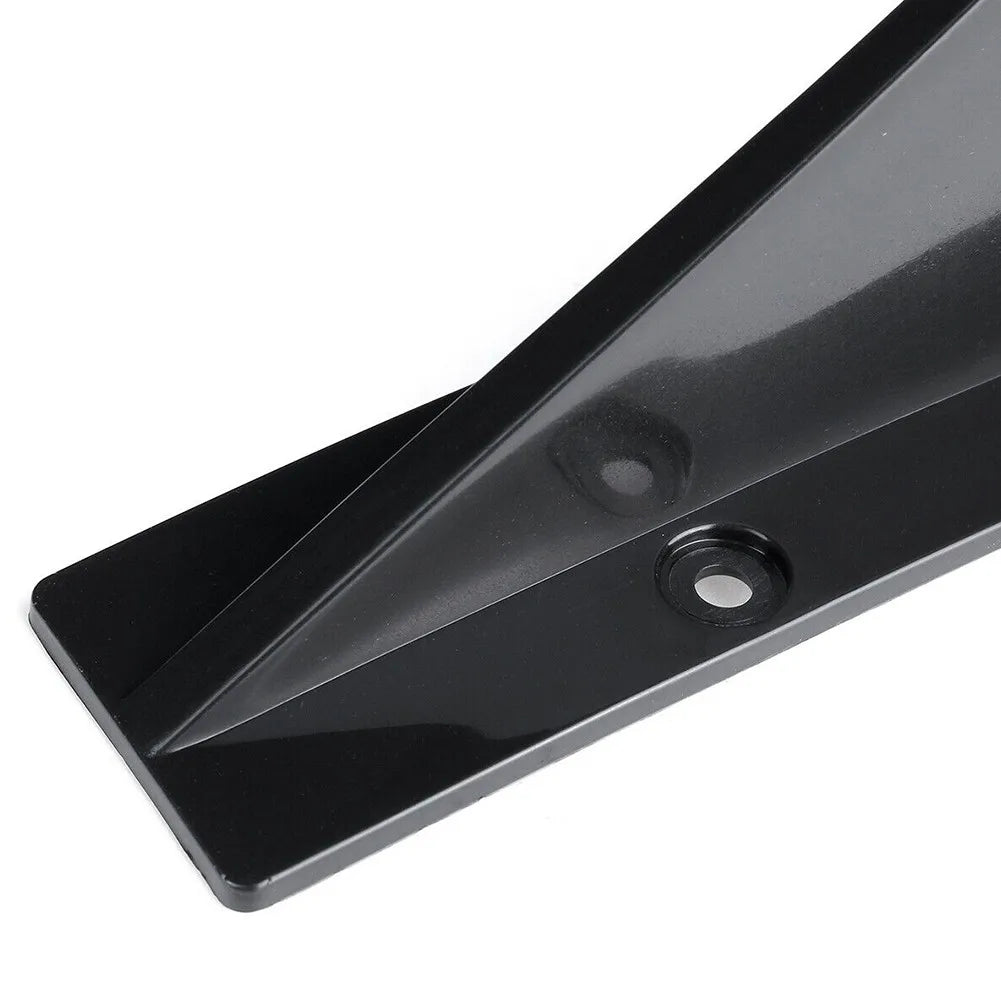 4pcs Car Rear Bumper Lip Diffuser Splitter Spoiler Scratch Protector Fin Trim Caps Universal Exterior Accessory For 300