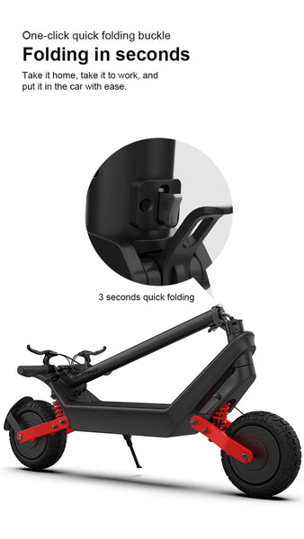 HX X10 Dual Motor Powerful Electric Scooter 2000W Off-road Adult 48V 18.2AH Electric Kick Scooter Foldable 11.0 Inch E Scooter