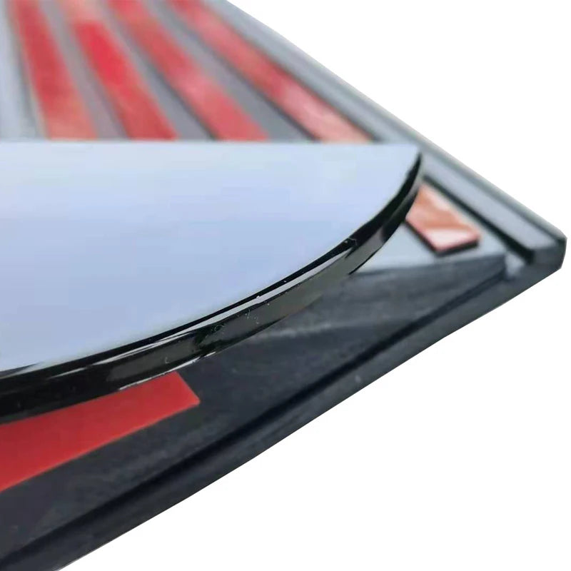 Gloss Black Car Rear Window Side Spoiler Diffuser Splitters Cover Canards Splitter Stickers For Volkswagen VW Sharan 2011-2020