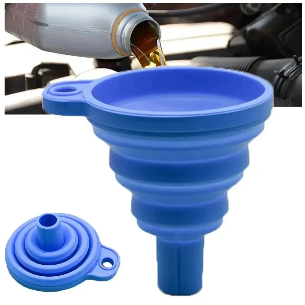 1 Foldable Funnel, Foldable Portable Funnel Suitable for Fuel Funnel, Beer Oil, Kitchen Accessory Tools