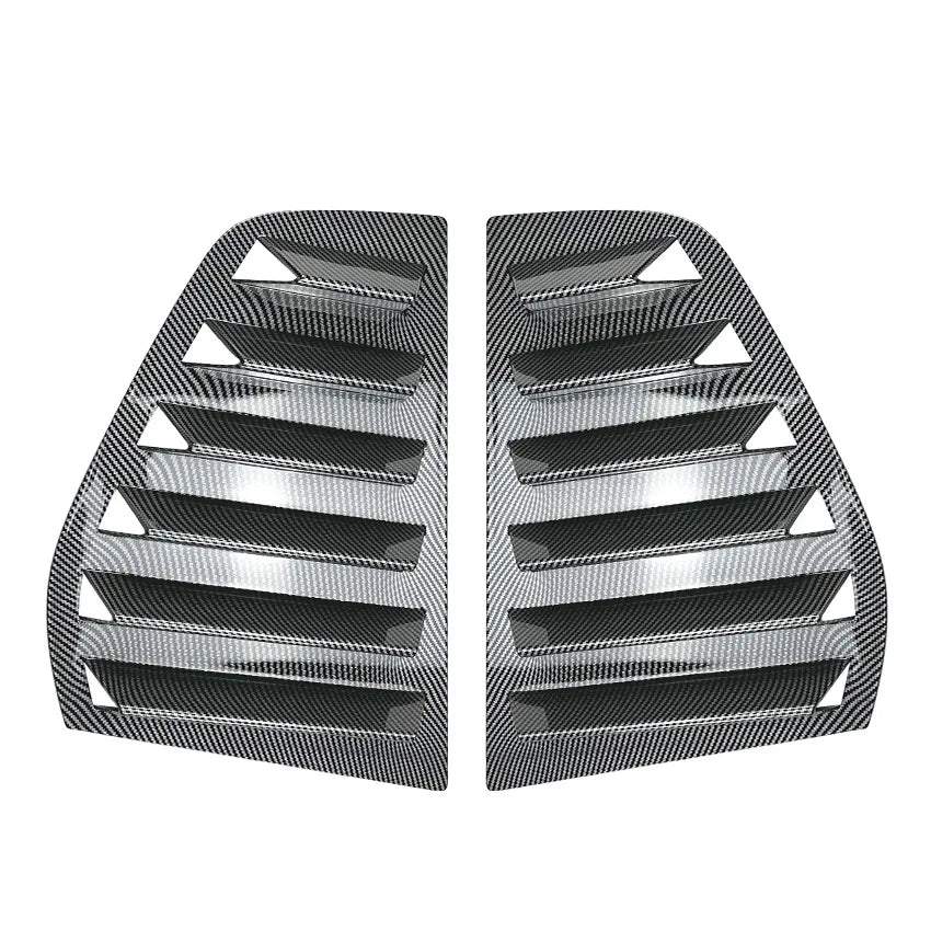For VW Golf 5 Golf 6 Golf 7 MK5 MK6 MK7 MK7.5 2003-2020 Rear Side Window Trim Spoiler 1Pair Window Shutter Cover Louver Air Vent