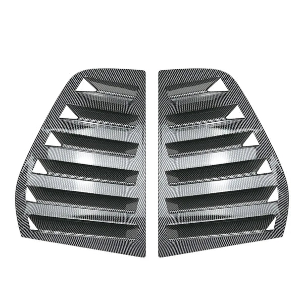 For VW Golf 5 Golf 6 Golf 7 MK5 MK6 MK7 MK7.5 2003-2020 Rear Side Window Trim Spoiler 1Pair Window Shutter Cover Louver Air Vent