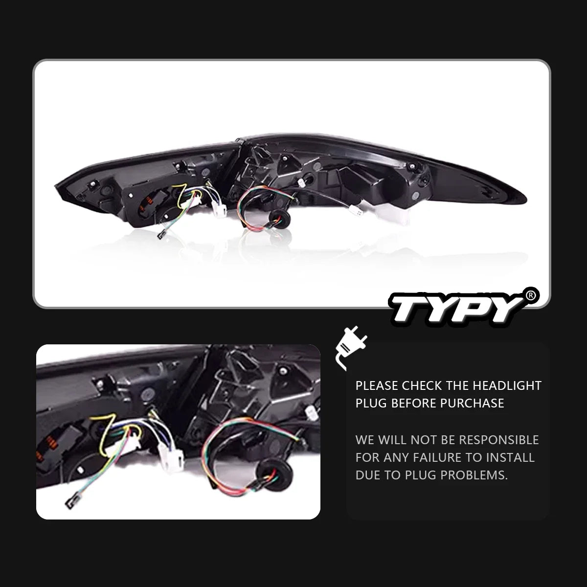 TYPY New LED Taillight Upgrade Modified Full Tail Lamp Car Accessories For Toyota Camry RGB 2018-2023 Dynamic Turn Signals