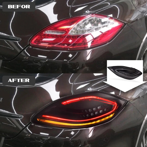 Car For Porsche Panamera 970 Taillight 2010-2013 970.1 Upgrade Modified DRL Dynamic Turn Signal LED Taillight Auto Accessories