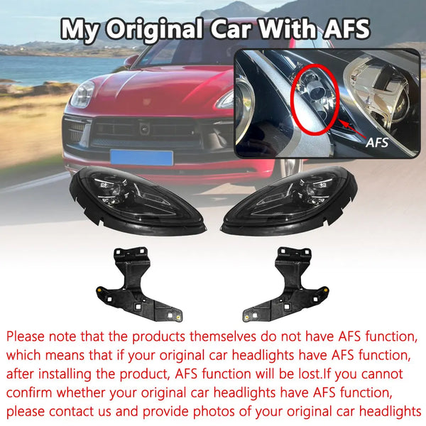 Car LED Headlights For Porsche Macan 2014-2022 Old Upgrade New 2023 Matrix Front Head Light Auto Lamp Accessories