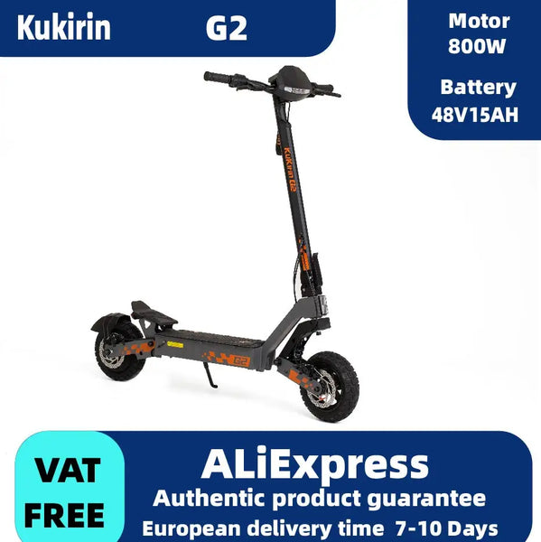 kukirin G2 Electric Scooter 800W 48V 15AH E-Scooter For Adult 10 Inches Tires Foldable City commute Electric Scooters