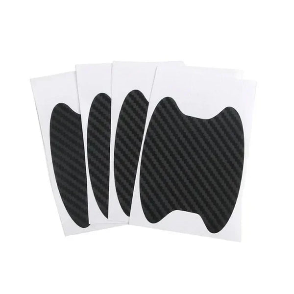 4PCS Car Door Handle Protective Film Carbon Fiber Stickers Scratch Resistant Covers Exterior Car Stickers for Cars Accessories