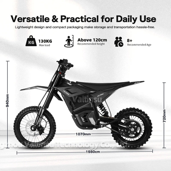 VALTINSU EM-5 48V 2500 W Off-Road Electric Dirt Bike All Terrain Electric Pit Bike