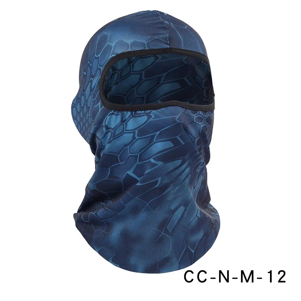 Balaclava Motorcycle Face Mask Moto Helmet Bandana Hood Ski Neck Full Face Mask Windproof Dustproof Face Shield Men's Biker Mask