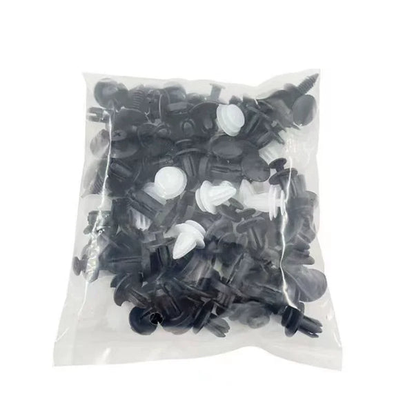 100pcs Auto Fastener Clip Kit Fender Rivet Clips Car Body Push Retainer Pin Rivet Bumper Door Trim Panel Retainer Car Clips