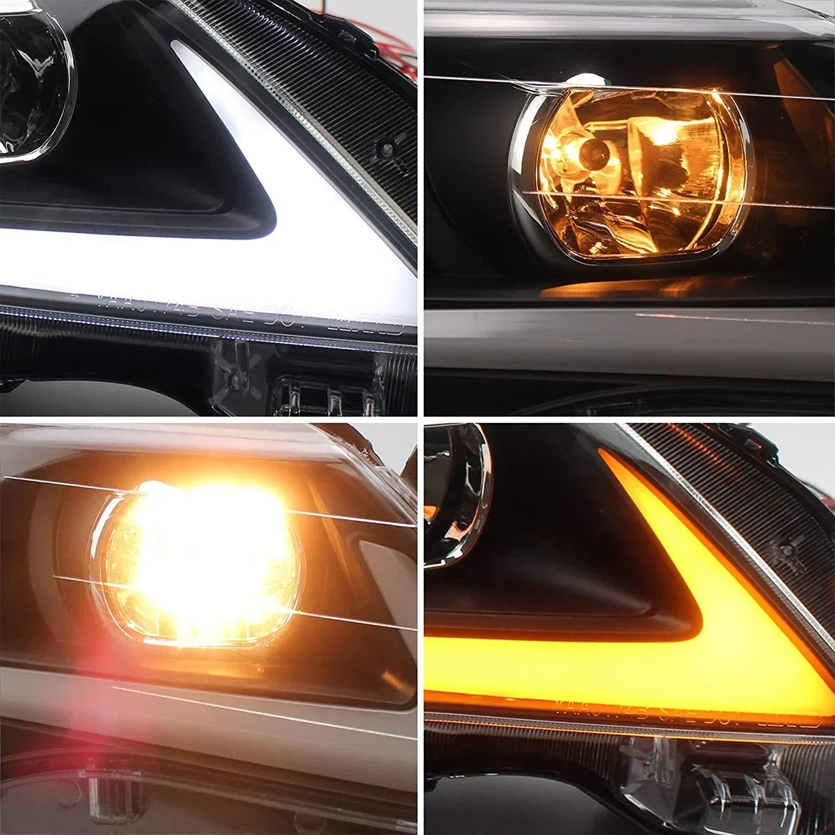 TYPY Car For Toyota Corolla Headlight 2011-2013 Upgrade Modified to New DRL Dynamic Turn Signal LED Headlight Auto Accessories