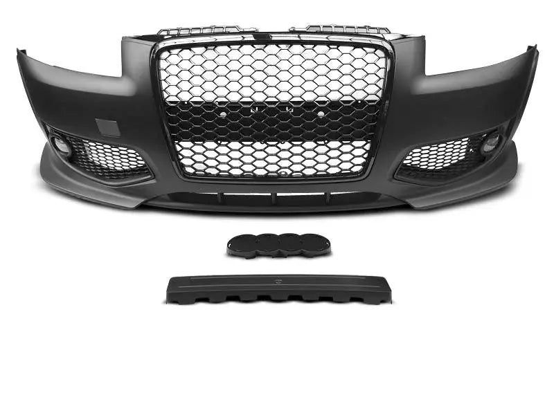 For RS3 Type Front Bumper With Grille For Audi A3 8P 14-22 Upgrade RS3 Front Bumper Body Kit