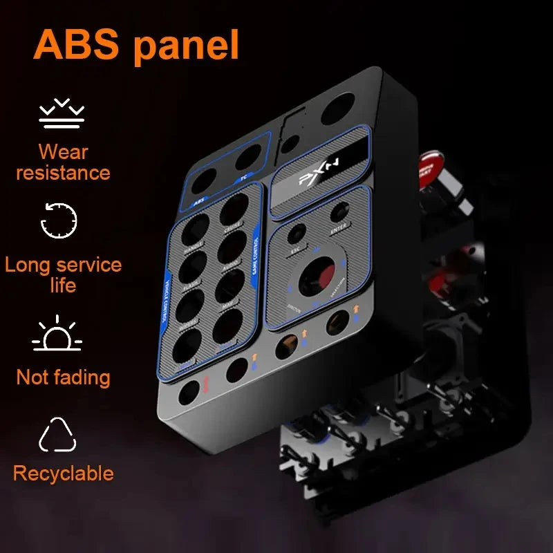 PXN CB1 Simulator Race Central Control Box Multifunctional Keys Control Box RGB For EURO Truck Simulator Racing Game Custom PC