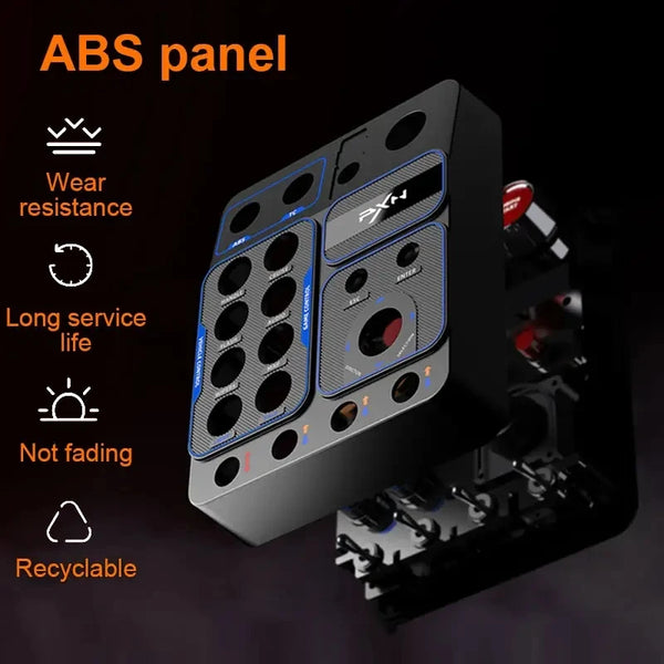 PXN CB1 Simulator Race Central Control Box Multifunctional Keys Control Box RGB For EURO Truck Simulator Racing Game Custom PC