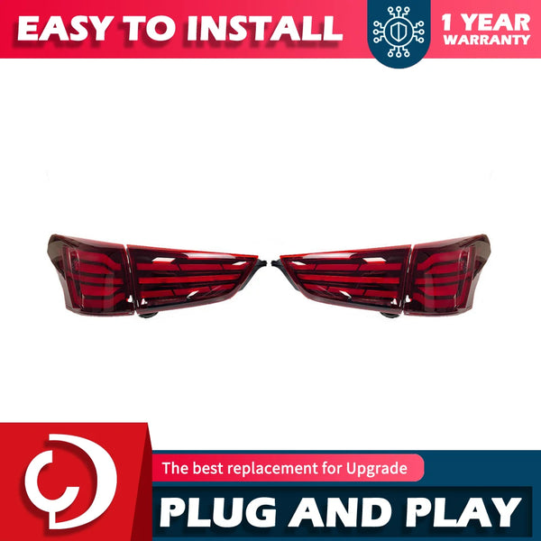 AKD Taillights For Nissan Qashqai 2016-2022 Start Up Animation Brake Reverse Light Rear Lamp Assembly Car Accessories