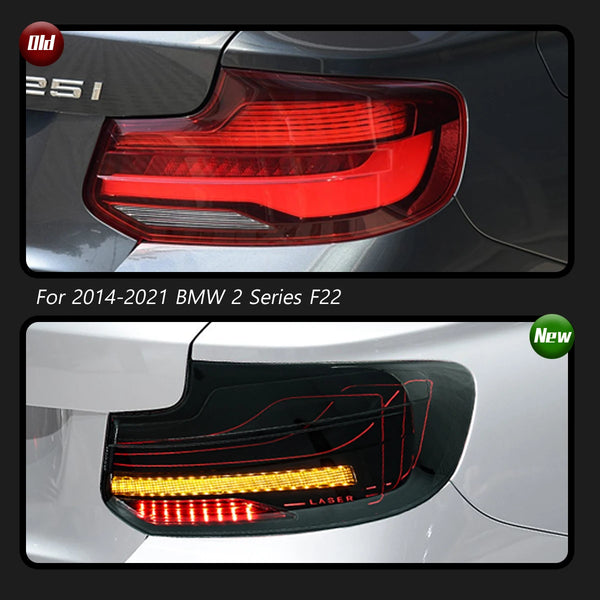 TYPY Car Taillight For BMW 2 Series F22 Tail Lamp 2014-2021 RGB LED Projector Tail Lamp New Running Lights Water Turn Signal