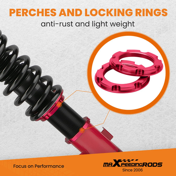 Racing Coilovers 24 Step Damper Kit For Subaru Impreza WRX 00-07 Forester 03-08