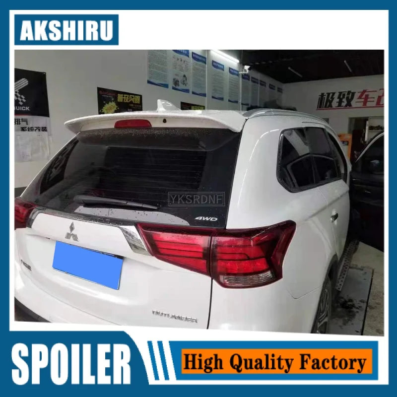 For Mitsubishi Outlander 2013 to 2019 roof spoiler High quality ABS spoiler Primer or any color rear spoiler for Outlander