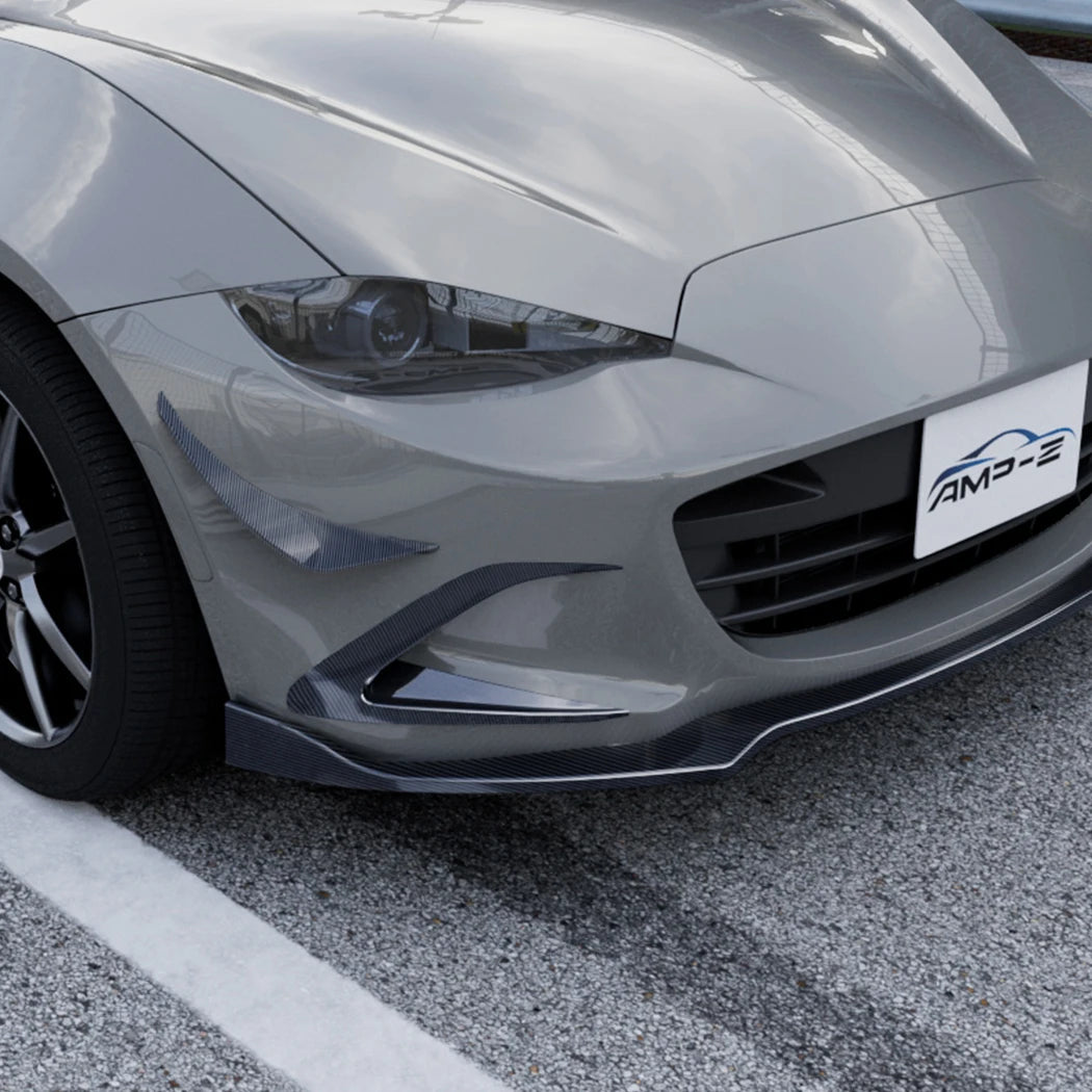 Front Side Rear Bumper Cover Wind Knife ABS Glossy Fog Lamp Trim Blade Trim Light For Mazda MX-5 Miata ND 2016+ Car Accessories