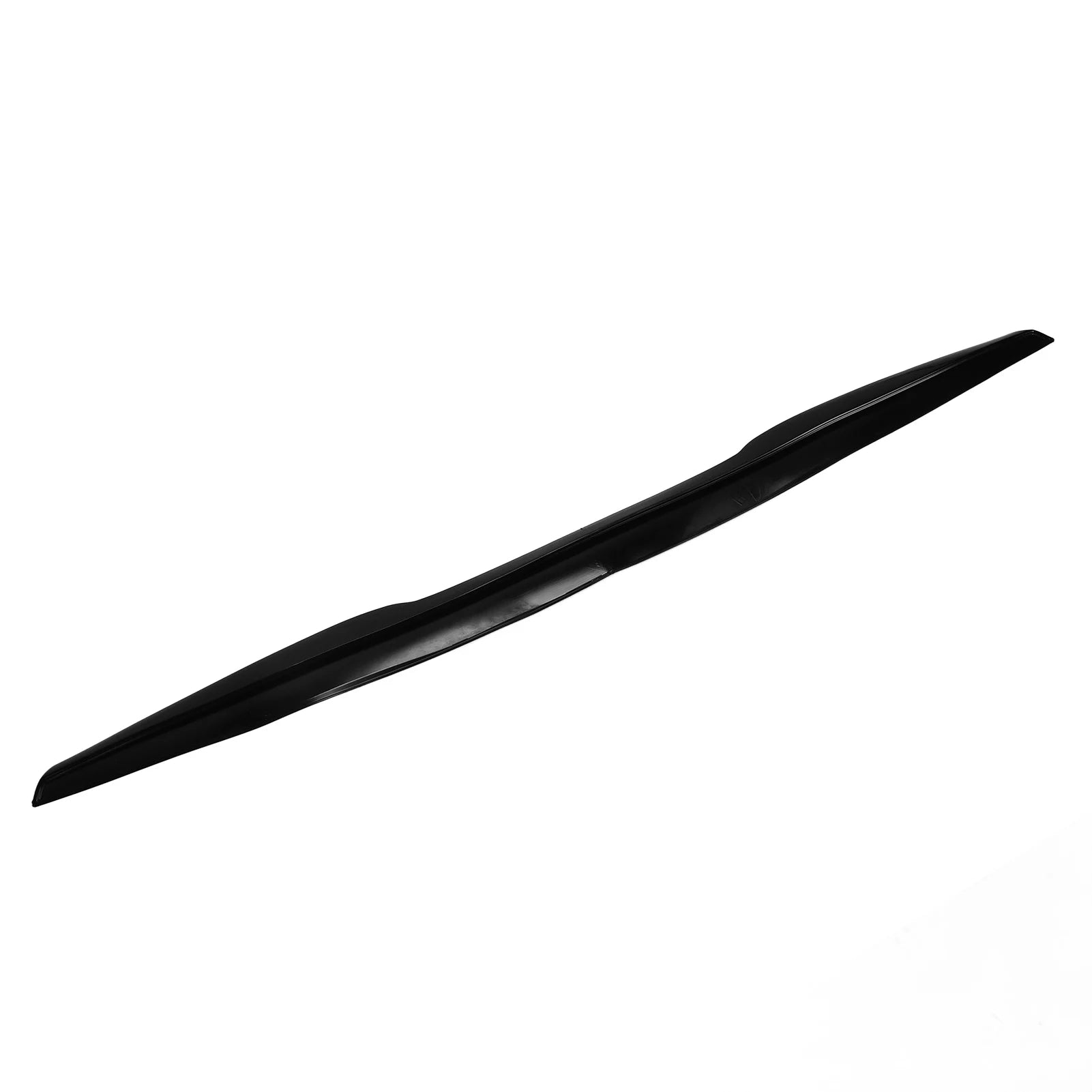 113cm*7cm Rear Roof Trunk Spoiler Lip Tail Wing Rubber Glossy Black Anti UV for Car High Gloss Anti-ultraviolet Varnish