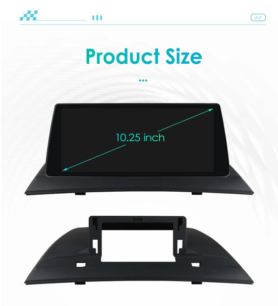 10.25" Car Multimedia Player GPS Navigation Support DSP Carplay Android Auto for BMW X3 E83 (2004-2010) Without Original Screen