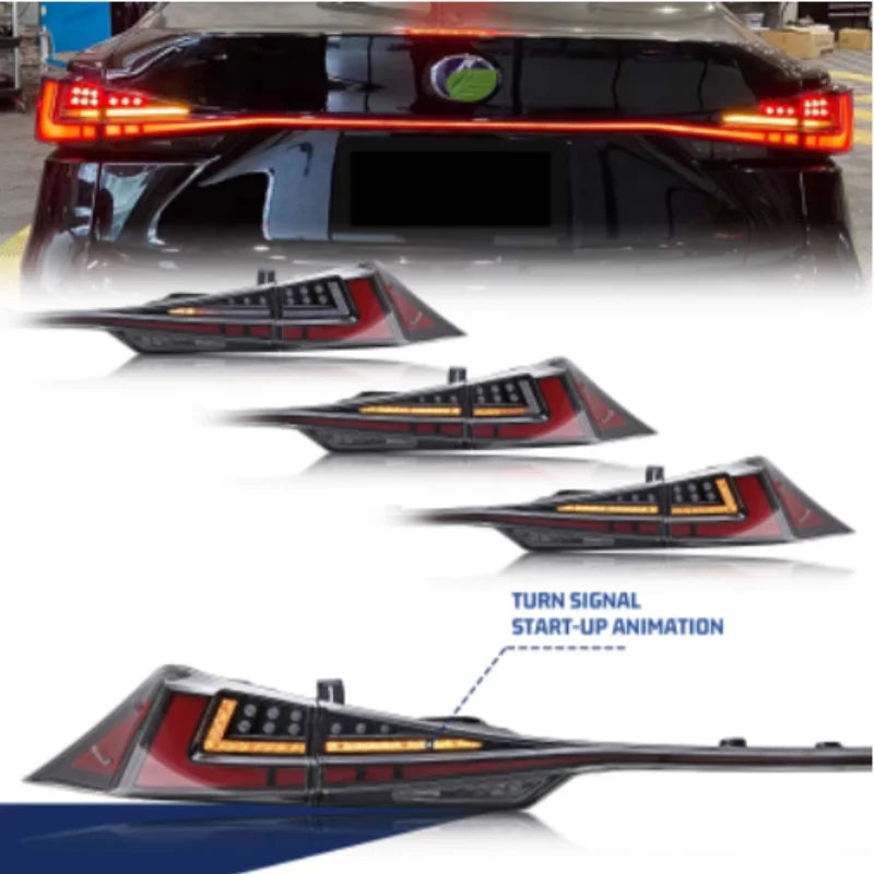 LED Tail Lights for Lexus IS250 IS300 IS350 IS200t ISF 2013-2020 Start Up Animation Sequential Facelift Lamps