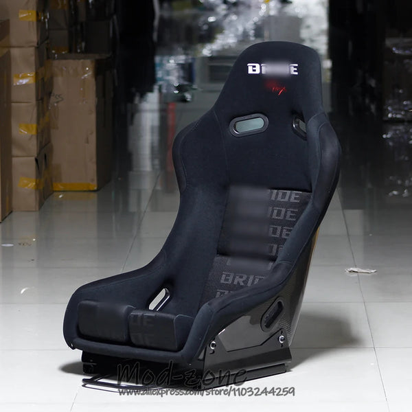 BRD VIOS III LOWMAX Light Weight Carbon Fiber Fiberglass Black BRD Cushions JDM Car Tuning Fixed Bucket Racing Seat
