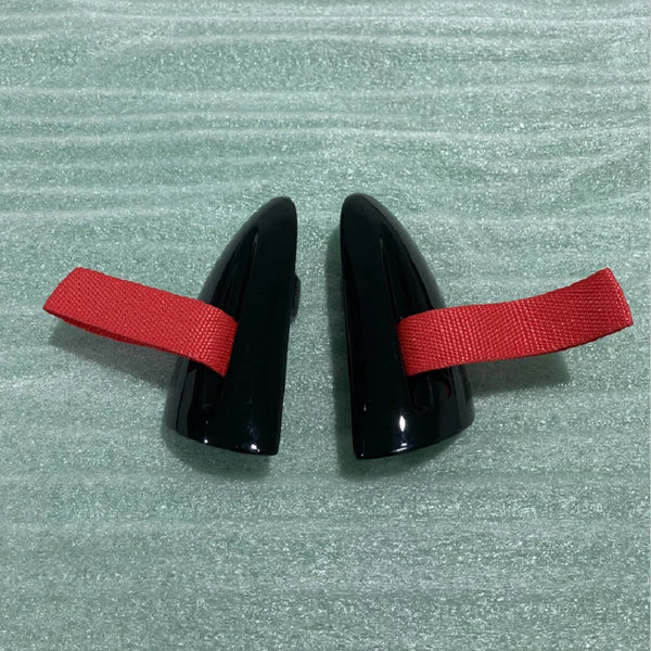 SMS GT3 GT4 RS STYLE Gloss Black FRP DOOR PULL HANDLES In RED FOR PORSCHE 987 BOXSTER CAYMAN 997 911