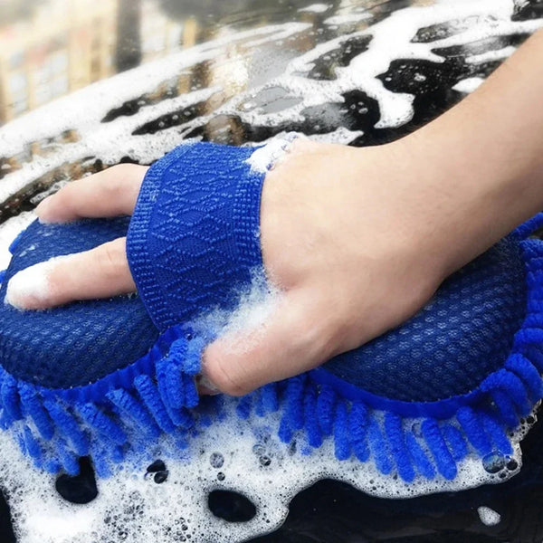 Ultra Fine Fiber Car Wash Machine Sponge Brush Cleaning Car Care Details Brush Washing Towels Car Gloves Styling Accessories