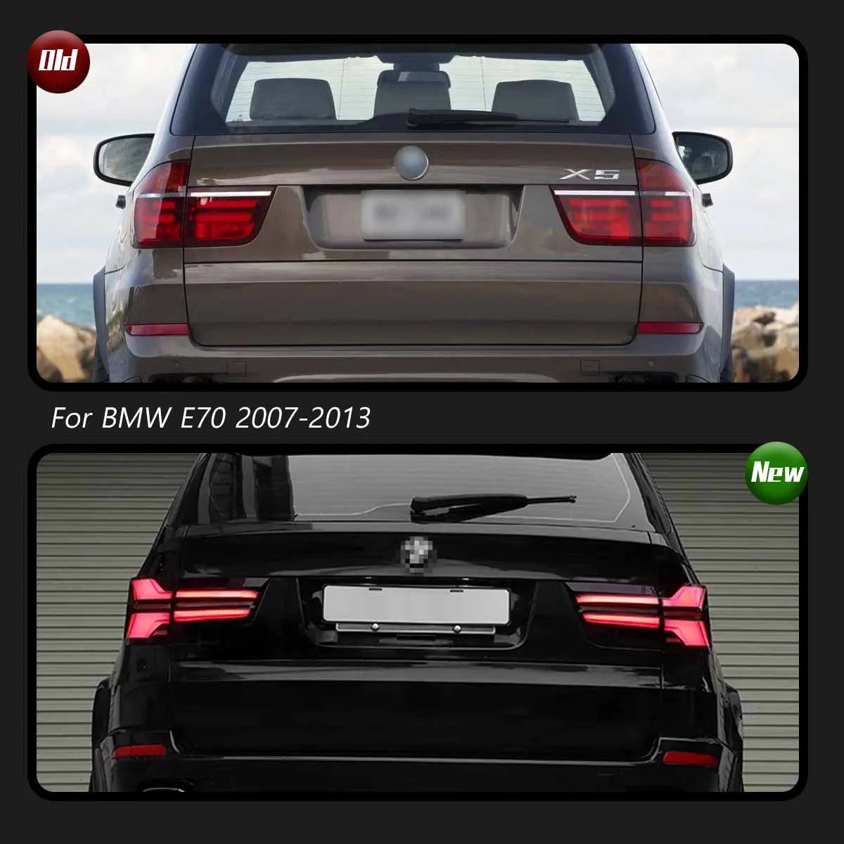 TYPY Car Light For BMW X5 E70 Taillights 2007-2013 LED Car Lamps Daytime Running Lights Dynamic Turn Signals Auto Accessories