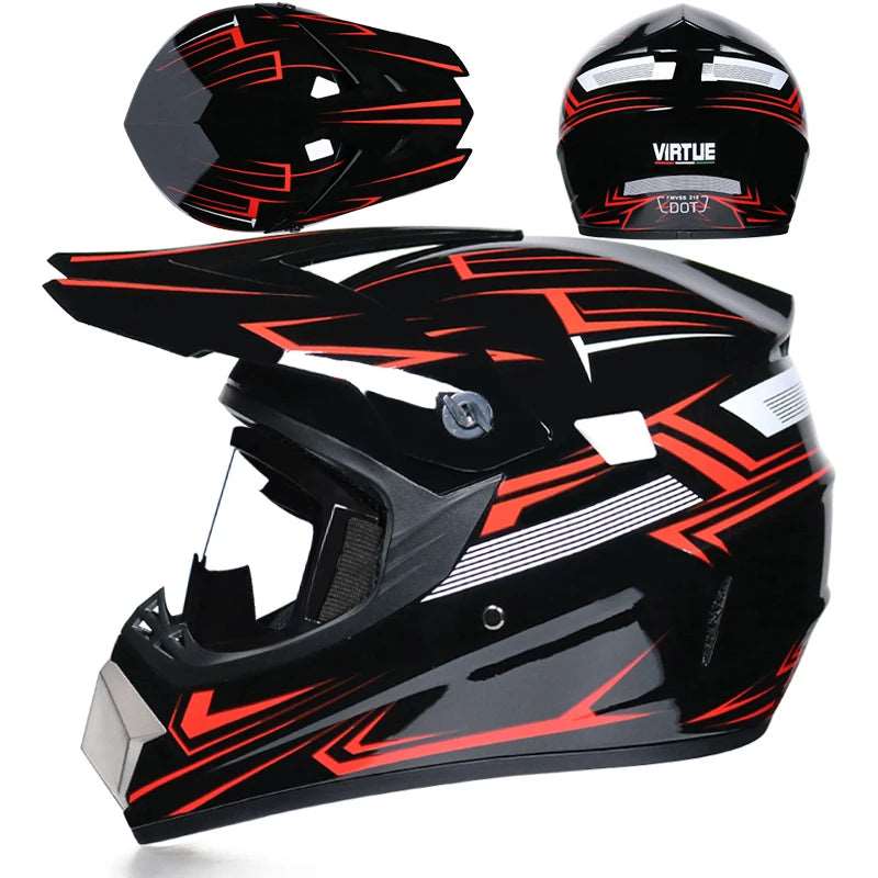 Lionstar Professional Unisex ABS Certified Motocross Helmet