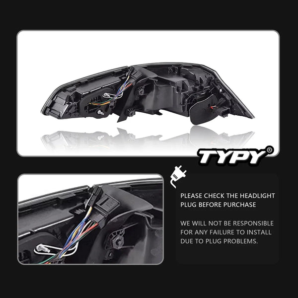 TYPY Car Light For VW Passat B8 Taillights 2015-2020 Upgrade Modified LED DRL Taillamps Dynamic Turn Signal Lamp Car Accessories