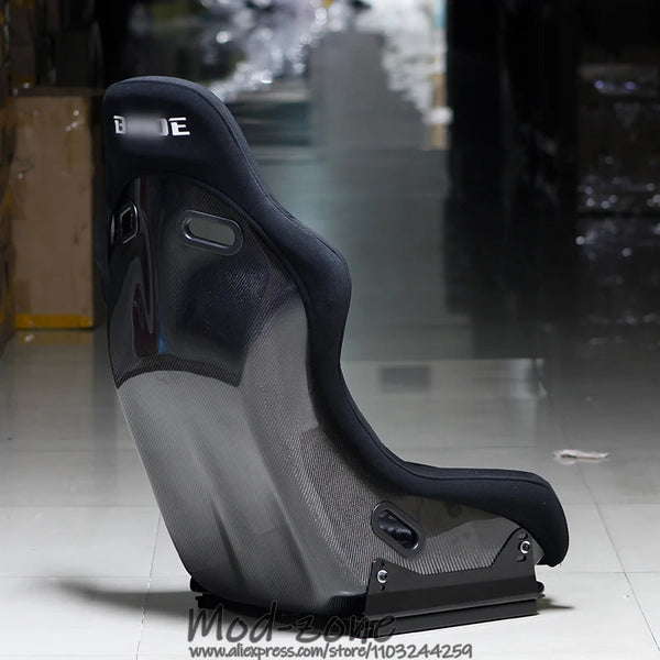 BRD VIOS III LOWMAX Light Weight Carbon Fiber Fiberglass Black BRD Cushions JDM Car Tuning Fixed Bucket Racing Seat